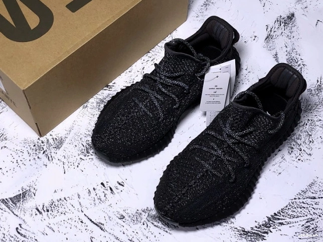 350 - Yeezy (Reflective) Boost Static FU9007 Adidas Black V2 0813
